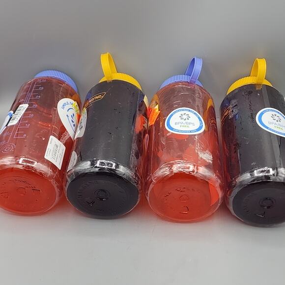 Nalgene 32oz Wide Mouth Water Bottle Lot of 4 Mixed Colors BPA Free Made in USA - Picture 14 of 14
